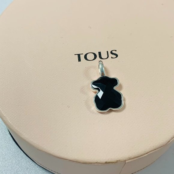 TOUS  Silver and faceted onyx TOUS Black Color Pendant sterling silver - Picture 8 of 8